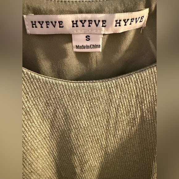 HYFVE Asymmetrical Sleeveless Dress in Soft Green - Picture 5 of 5